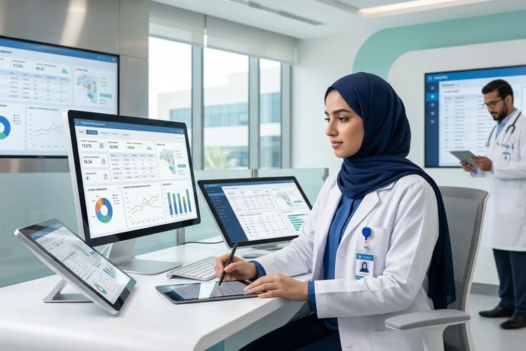 إدارة البيانات والخدمات الصحية