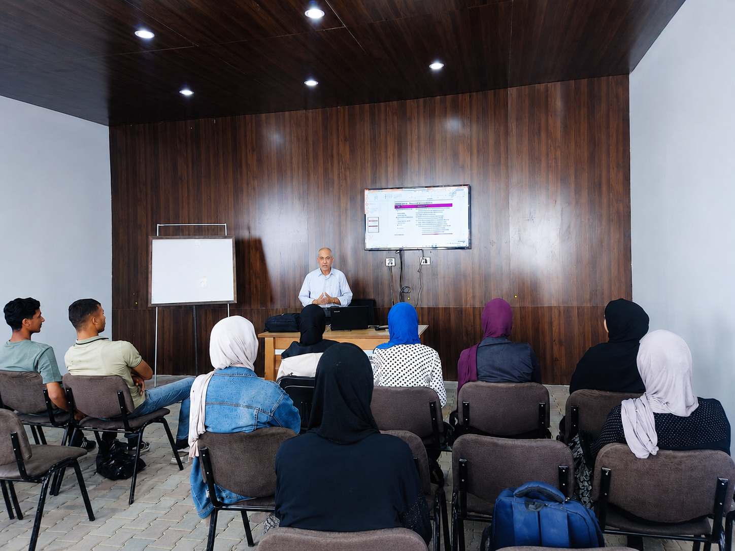 انطلاق أولى المحاضرات الوجاهية لطلبة التمريض